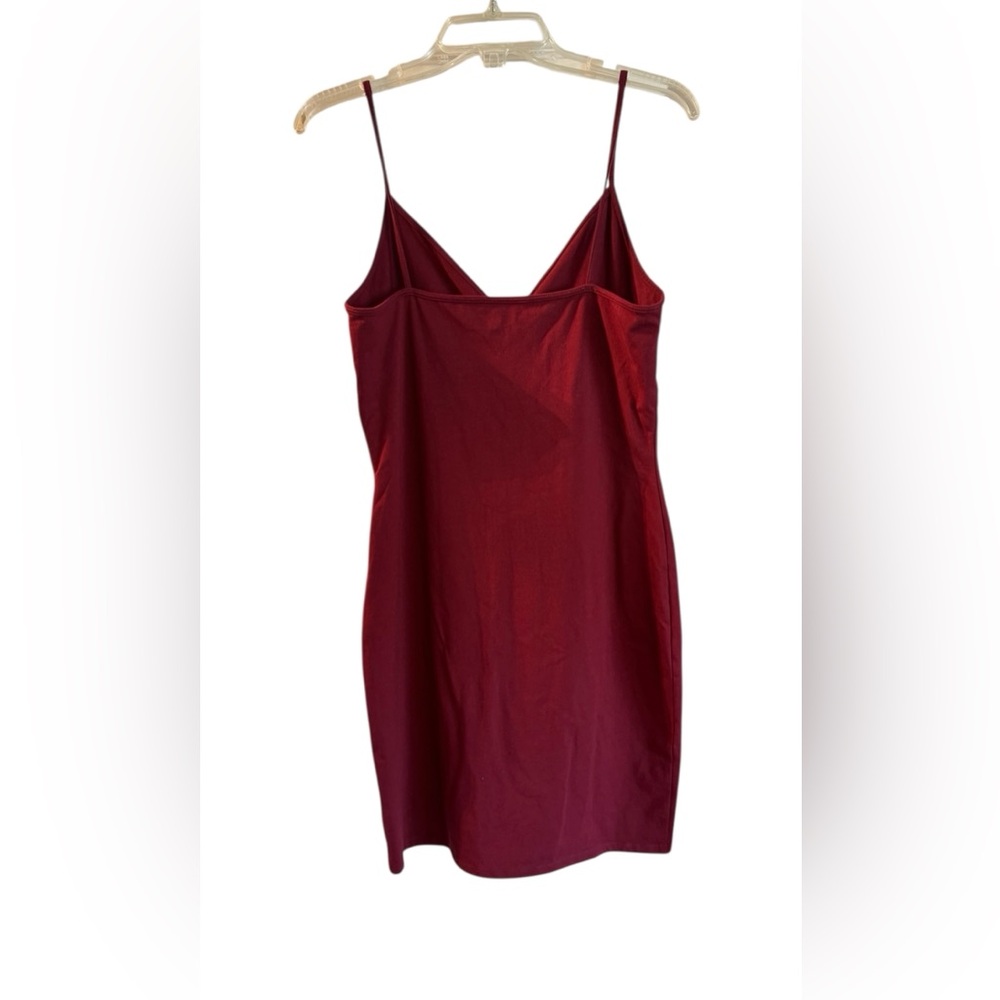 Wild Fable Rich Cranberry Color Dress - Picture 2 of 7
